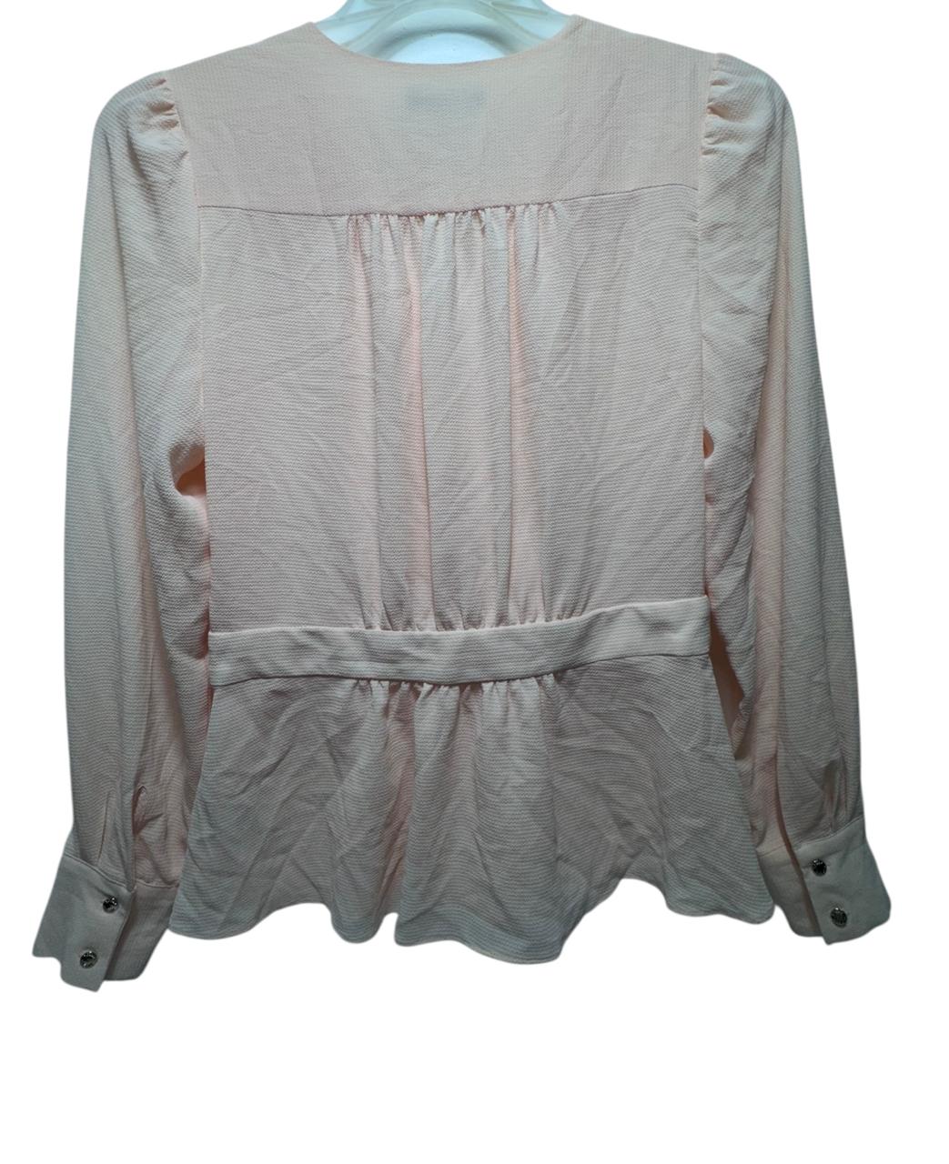 BLUSA  TOMMY PALO ROSA CON MANGAS