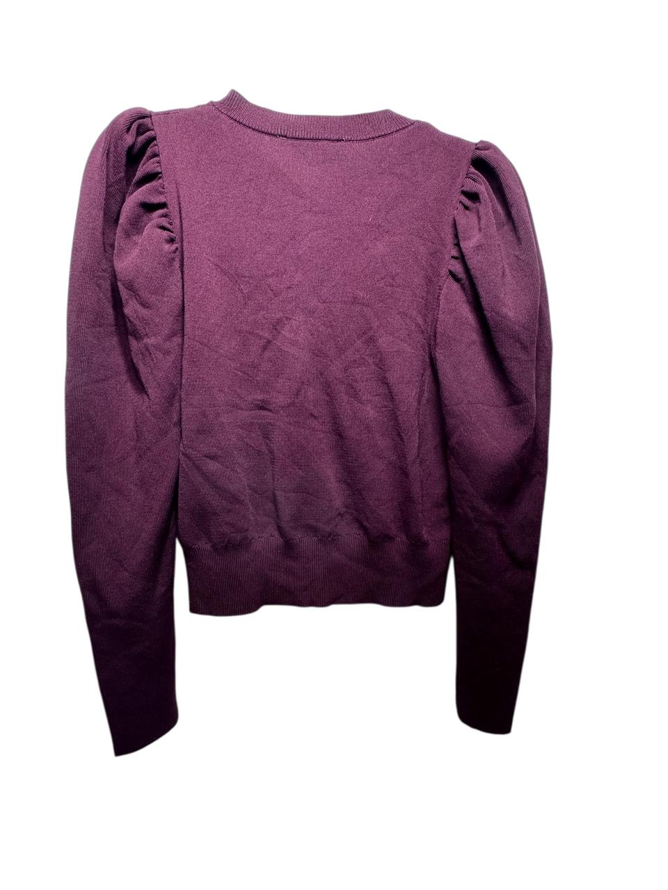 Blusa   zara Vino con mangas